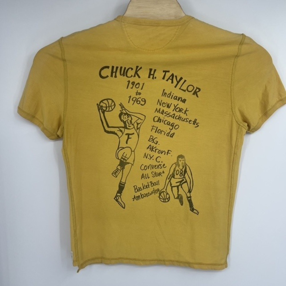 NWT Converse John Varvatos Mens Medium Chuck Taylor Graphic Pocket T-Shirt - Picture 2 of 7